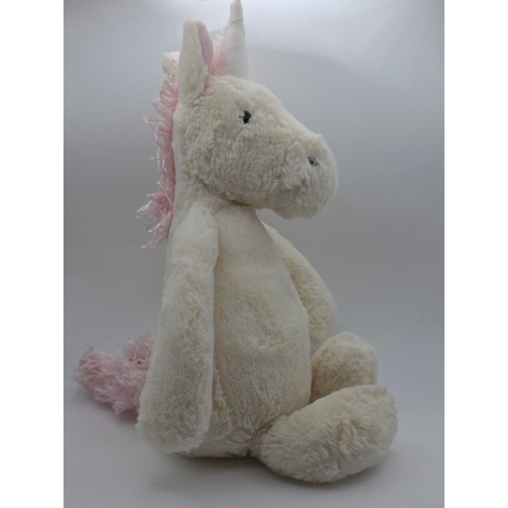 Jellycat Bashful Unicorn Plush Toy Medium White Excellent JCINC3538SH - Picture 3 of 9
